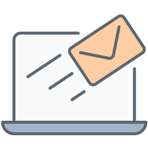 Sign up for information icon