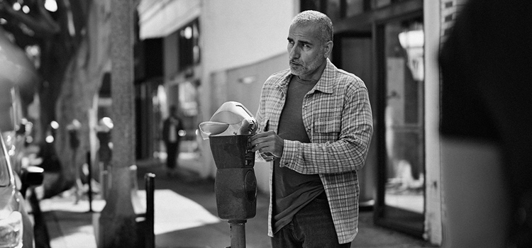 Man with device