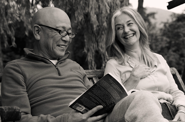 Man and woman on bench