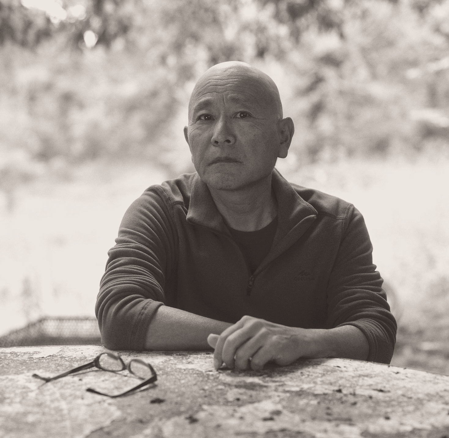 Woman looking straight ahead 2