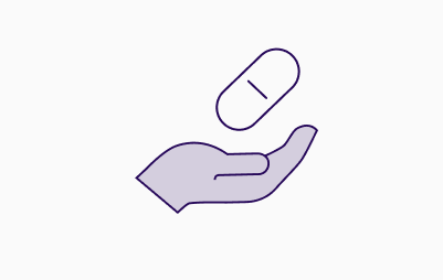 Pill in hand