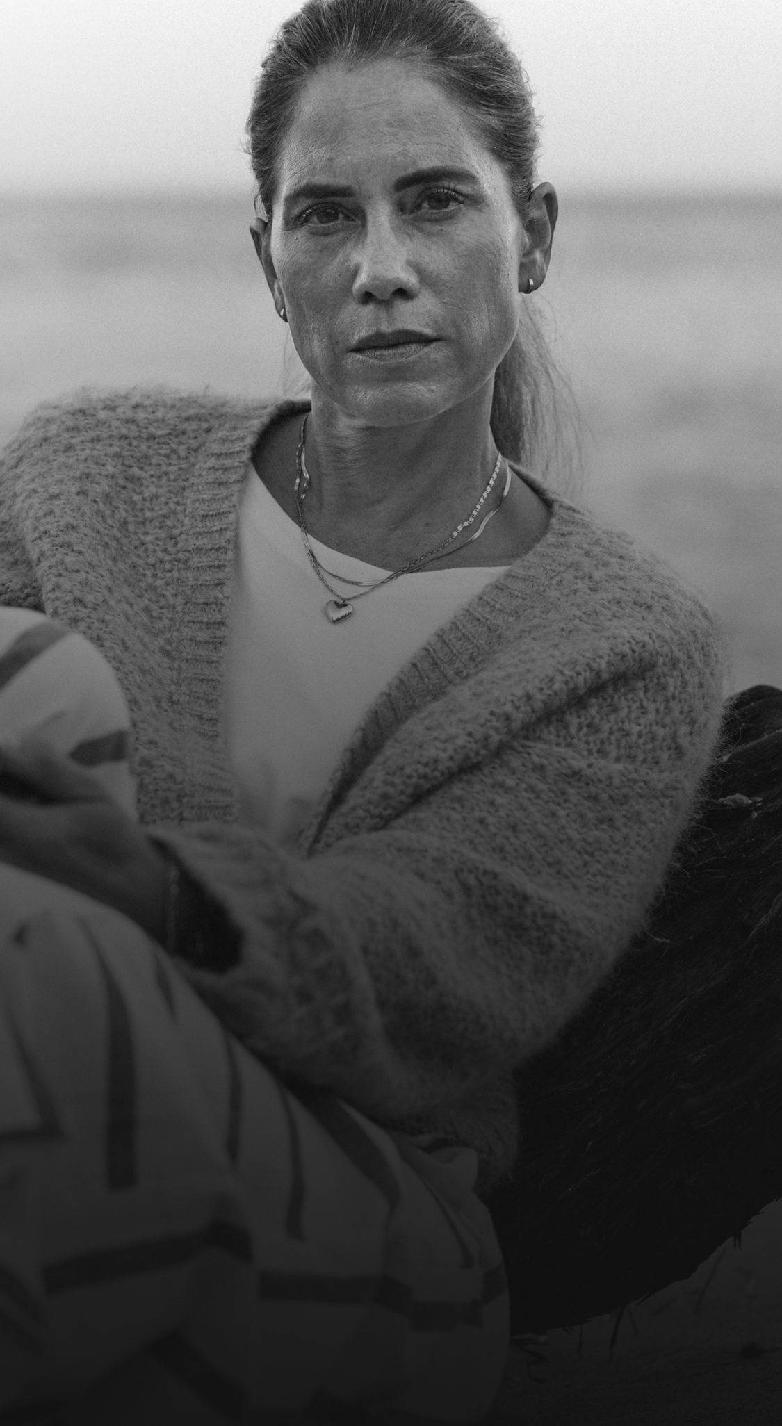 Photo of a woman looking straight ahead. The photo reads, “NOT TODAY.