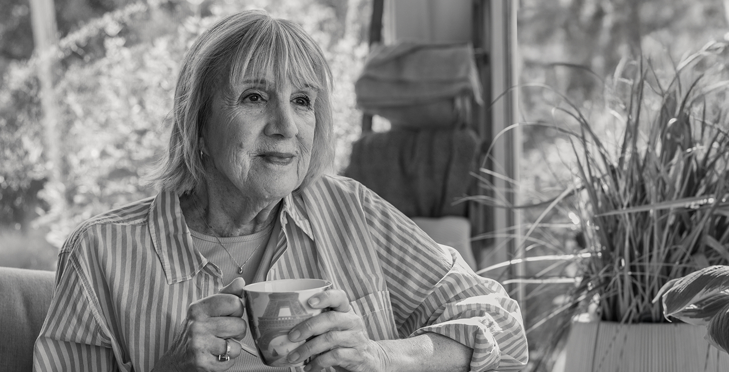 Woman Holding a cup