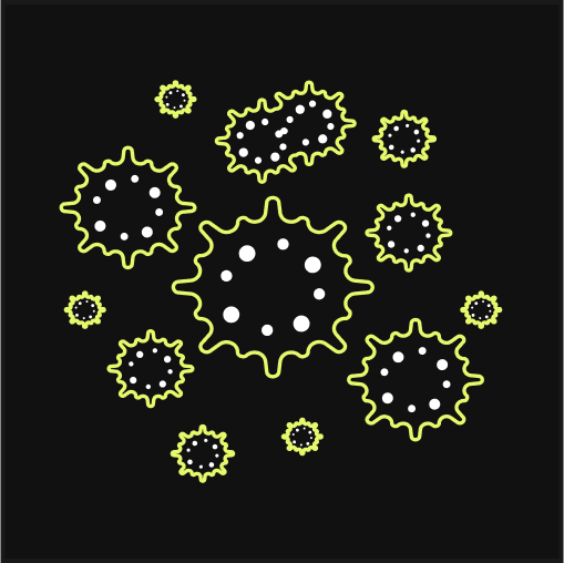 Cell growth icon