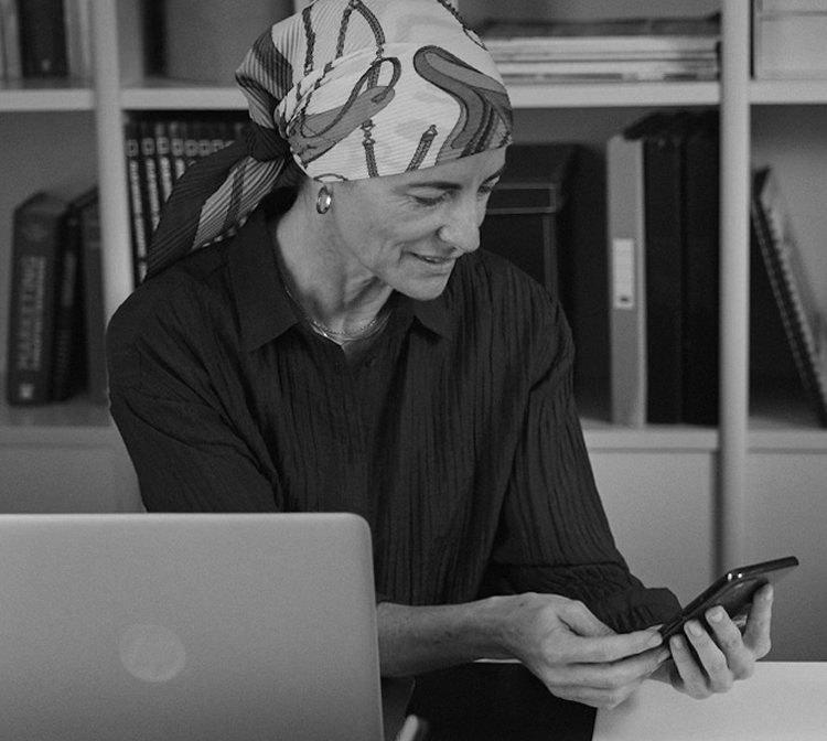 Woman at computer