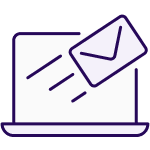 Sign up for information icon
